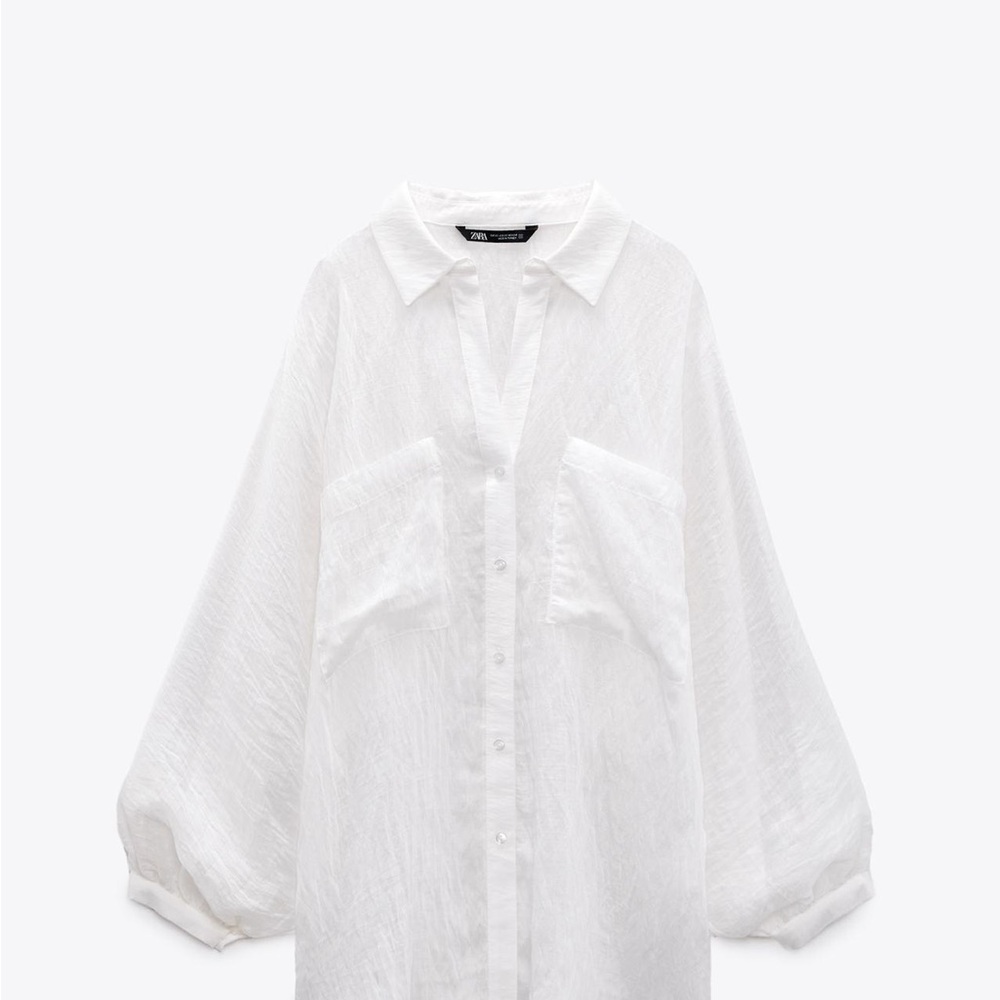 White Button-Up Blouse